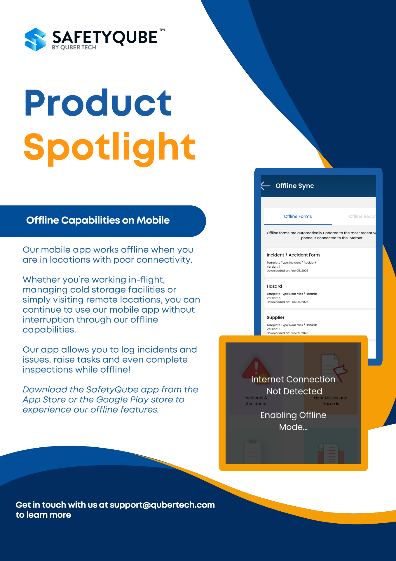 Offline Capabilities on Mobile product spotlight