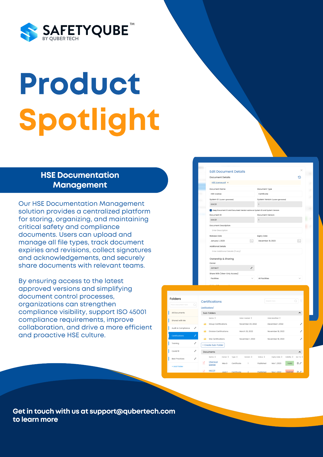 HSE Documentation Management product spotlight